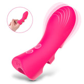 Vibrador de dedo, masajeador de clítoris y punto G con 10 vibraciones para juegos previos en pareja